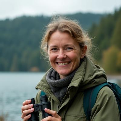 Portrett av Anna Jensen, naturguide